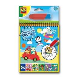 Kolorowanka wodna z pędzelkiem