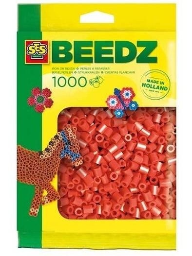 Koraliki do prasowania czerwone 1000szt