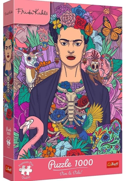 Puzzle 1000 Frida Kahlo: Kwitnąca dusza TREFL