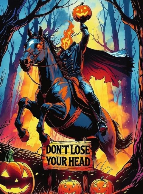 Puzzle 1000 Hall of Horror Jeżdziec bez głowy