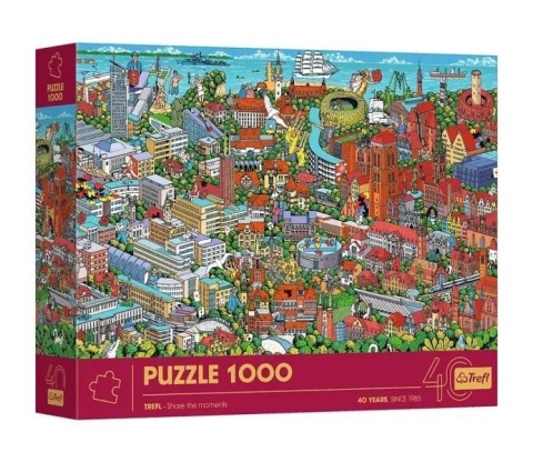 Puzzle 1000 Jubileusz Trójmiasto TREFL