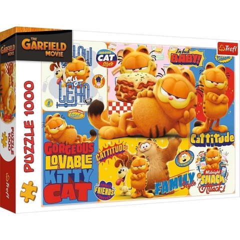 Puzzle 1000 Przygody Garfielda TREFL