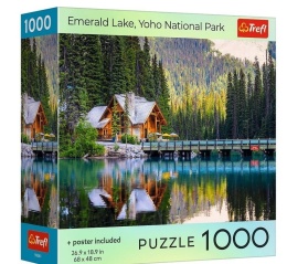 Puzzle 1000 USA Collection: Emerald Lake TREFL
