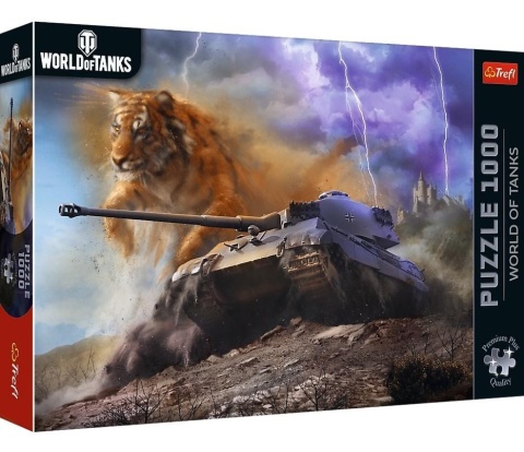 Puzzle 1000 World of Tanks: Tygrys II TREFL