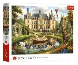Puzzle 1500 Pałac nad wodą TREFL