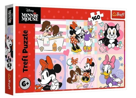 Puzzle 160 Kolorowy dzień Minnie TREFL