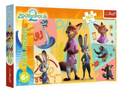 Puzzle 160 Razem w Zootopii TREFL