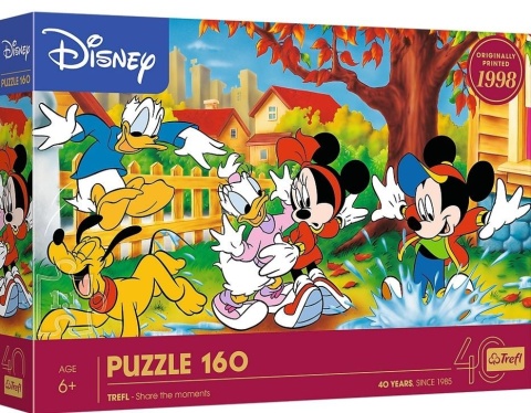 Puzzle 160 Zabawa w kałużach Disney Mickey Mouse