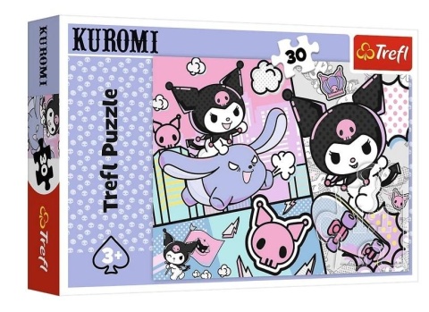 Puzzle 30 Zabawy z Kuromi Hello Kitty TREFL