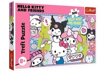 Puzzle 300 Szalone trio Hello Kitty TREFL