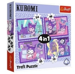 Puzzle 4w1 Dzień Kuromi Hello Kitty TREFL
