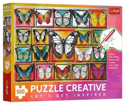 Puzzle 500 Kolekcja motyli TREFL