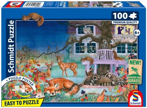 Puzzle PQ 100 Zwierzęta nocą