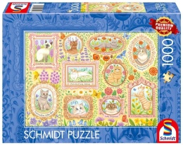 Puzzle PQ 1000 Portrety kociej socjety G3