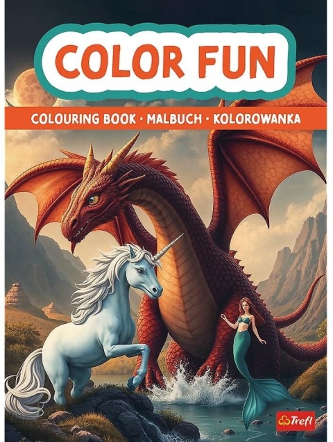 Świat fantasy. Kolorowanka. Malbuch.Colouring book