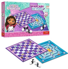 Warcaby i Młynek Gabby's Dollhouse TREFL