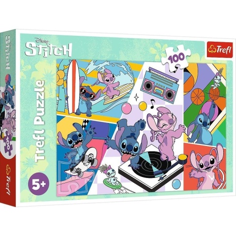 Puzzle 100 Wspomnienia Lilo&Stitch TREFL