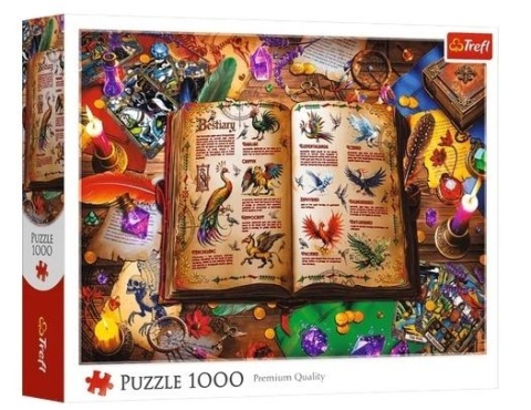 Puzzle 1000 Atlas fantastycznych ptaków TREFL