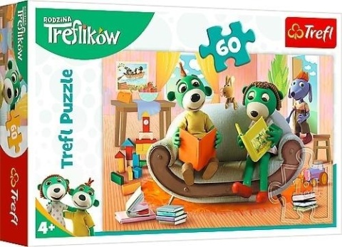 Puzzle 60 Wspólne czytanie bajek Trefliki TREFL