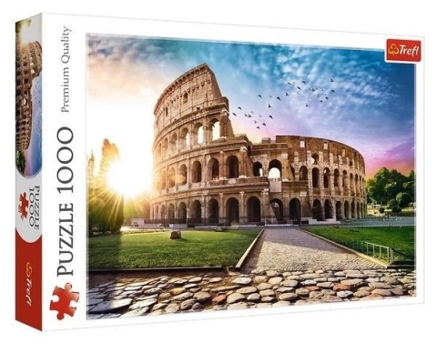 Puzzle 1000 Koloseum w promieniach słońca TREFL