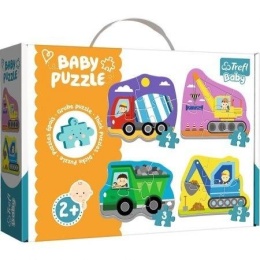 Puzzle Baby Classic - Pojazdy na budowie TREFL