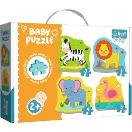 Puzzle Baby Classic - Zwierzęta na safari TREFL