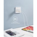 Ładowarka sieciowa do telefonu VEGER USB A + Typ C PD QC3.0 3A 30W VLS302U biała