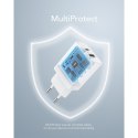 Ładowarka sieciowa do telefonu VEGER USB A + Typ C PD QC3.0 3A 30W VLS302U biała