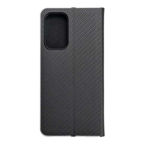 Etui z klapką na Samsung A33 5G Luna Book Carbon czarne