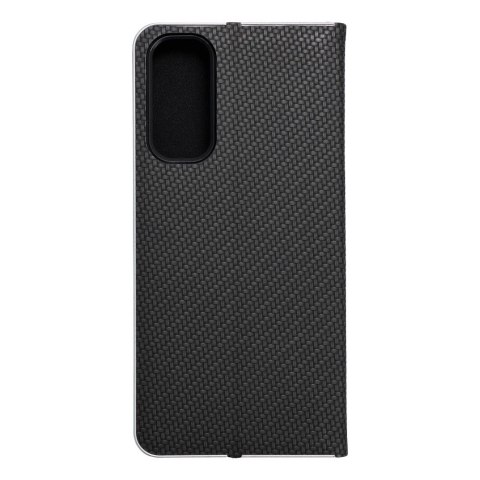 Etui z klapką na Samsung A05s Luna Book Carbon czarne