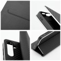 Etui z klapką na Samsung A06 Luna Book Carbon czarne