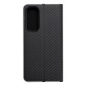 Etui z klapką na Samsung A35 5G Luna Book Carbon czarne