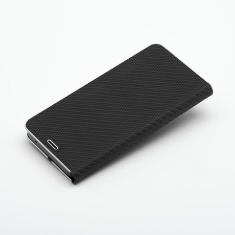 Etui z klapką na iPhone 17 PRO MAX Luna Book Carbon czarne