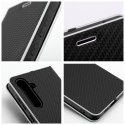 Etui z klapką na Samsung A17 Luna Book Carbon czarne