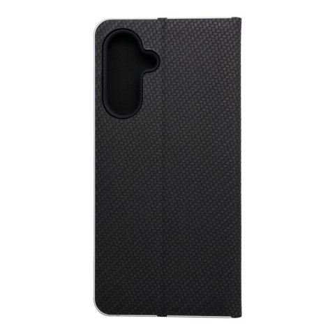 Etui z klapką na Samsung A17 Luna Book Carbon czarne