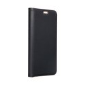 Etui z klapką na Huawei P SMART Luna Book Gold czarne