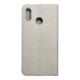 Etui z klapką na Huawei P20 LITE Luna Book Gold srebrne