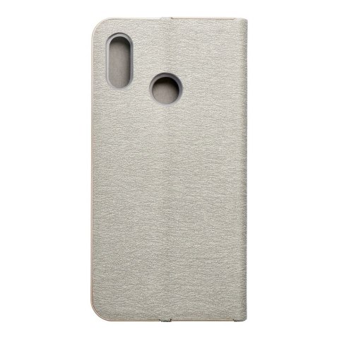 Etui z klapką na Huawei P20 LITE Luna Book Gold srebrne
