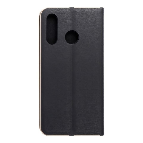 Etui z klapką na Huawei P30 LITE Luna Book Gold czarne