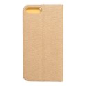 Etui z klapką na iPhone 7 PLUS / 8 PLUS Luna Book Gold złote