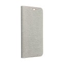 Etui z klapką na Samsung A13 4G Luna Book Gold srebrne