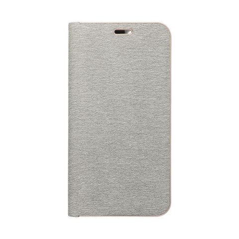 Etui z klapką na Samsung A13 4G Luna Book Gold srebrne