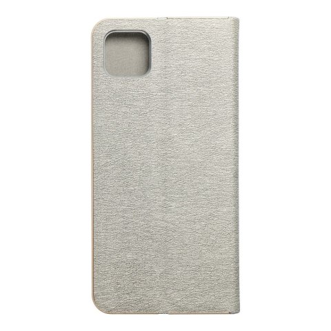 Etui z klapką na Samsung A22 5G Luna Book Gold srebrne