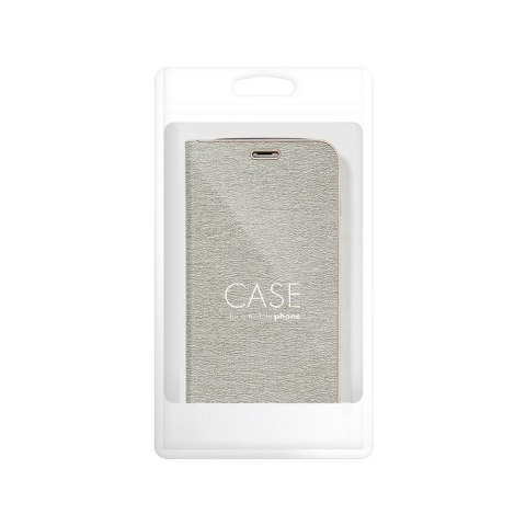 Etui z klapką na Samsung A22 5G Luna Book Gold srebrne