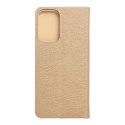 Etui z klapką na Samsung A23 5G Luna Book Gold złote