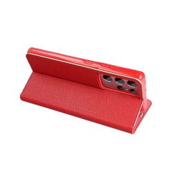 Etui z klapką na iPhone 16 PRO MAX Luna Book Gold czerwone