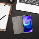 Etui z klapką na iPhone 16 PRO MAX Luna Book Gold srebrne