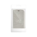 Etui z klapką na iPhone 16 PRO MAX Luna Book Gold srebrne