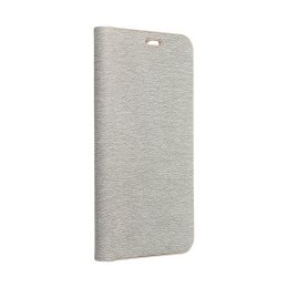 Etui z klapką na iPhone 16e (SE 4 2025) Luna Book Gold srebrne