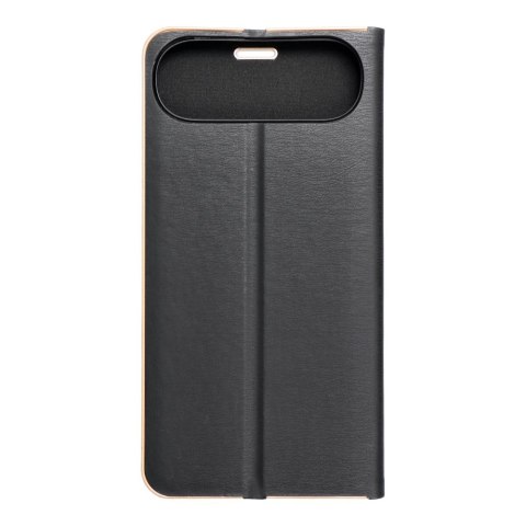 Etui z klapką na iPhone 17 AIR Luna Book Gold czarne